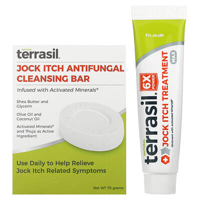 Набор средств от грибка Terrasil Jock Itch Kit, 2 Piece Kit