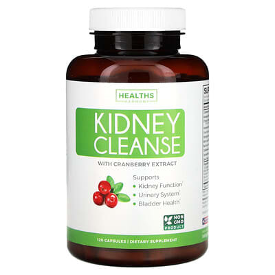 Kidney Cleanse with Cranberry Extract, 120 Capsules