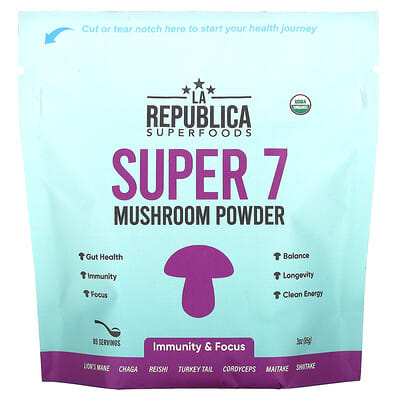 Порошок Super 7 Mushroom, 3 oz (85 g)