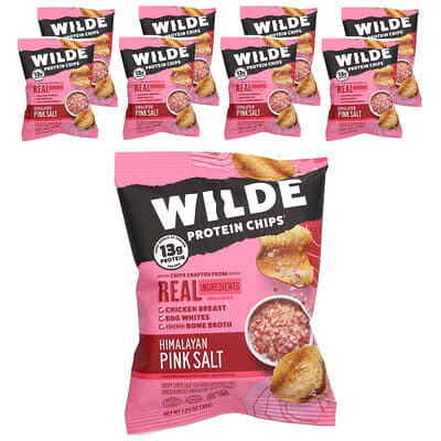 Protein Chips®, Himalayan Pink Salt, 8 Bags, 1.34 oz (38 g) Each