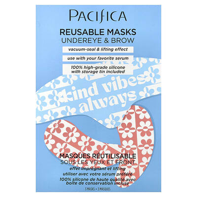 Reusable Undereye & Brow Beauty Masks, 3 Masks