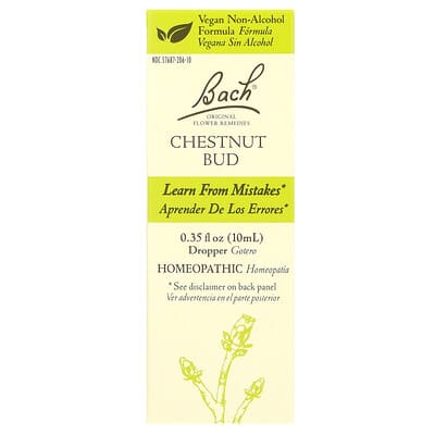 Цветочные средства Original Flower Remedies, Chestnut Bud, 0.35 fl oz (10 ml)