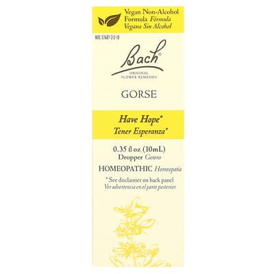 Натуральное средство Bach Original Flower Remedies Gorse, 0.35 fl oz (10 ml)