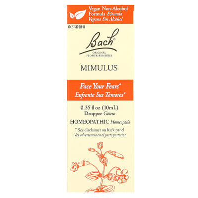 Цветочные средства Original Flower Remedies, Mimulus, 0.35 fl oz (10 ml)