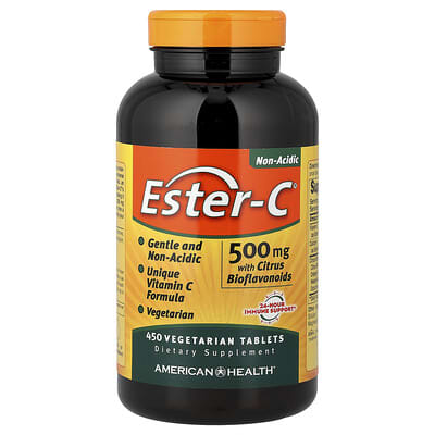 Ester-C® с цитрусовыми биофлавоноидами, 500 mg, 450 вегетарианских таблеток