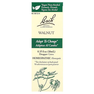 Цветочные средства Original Flower Remedies, Walnut, 0.35 fl oz (10 ml)