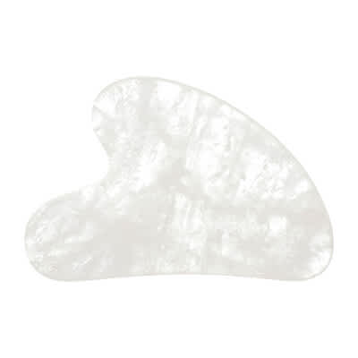 Камень для скульптурирования Clean Skin Club Gua-Sha, White Quartz, 1 шт