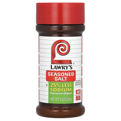Соль Seasoned Salt, Less Sodium, 8 oz (226 g)