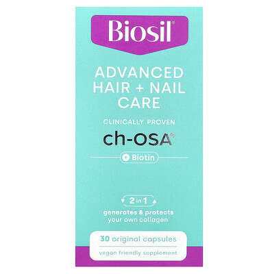 Advanced Hair + Nail Care, 30 Original Capsules