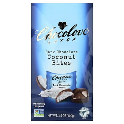 Шоколад Dark Chocolate Bites Coconut 55% Cocoa 3.5 oz (100 g)