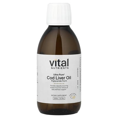 Ultra Pure®, Cod Liver Oil, Lemon, 6.76 oz (200 ml)