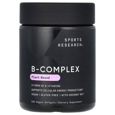 B-Complex, растительный, 120 вегетарианских мягких капсул