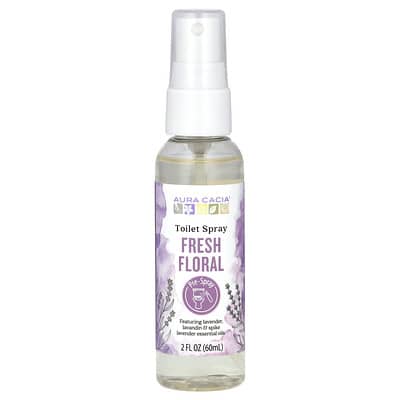 Toilet Spray, Fresh Floral, 2 fl oz (60 ml)