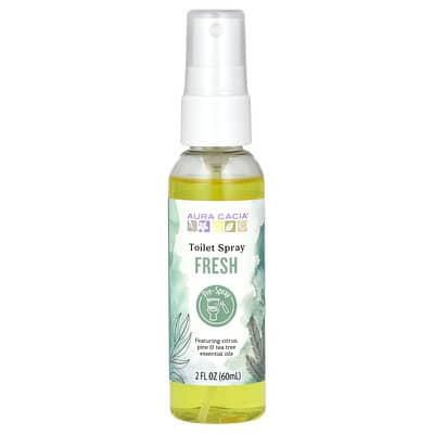 Спрей для туалета Aura Cacia Fresh, 2 fl oz (60 ml)