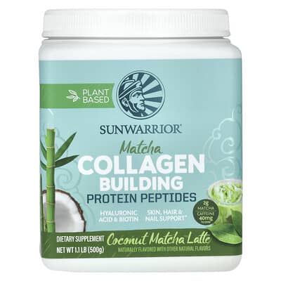 Коллагеновые пептиды Sunwarrior Coconut Matcha Latte 500 g