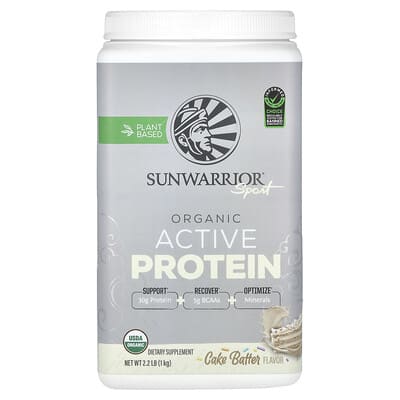 Sport, органический активный протеин, вкус кекса, 2.2 lb (1 kg)