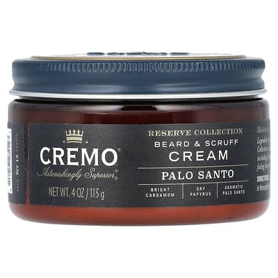 Beard & Scruff Cream, Palo Santo, 4 oz (113 g)