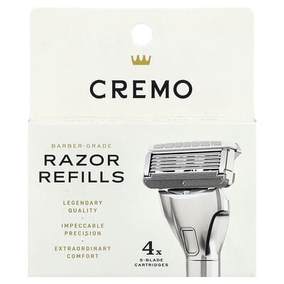 Cremo Сменные кассеты для бритвы, 4 шт