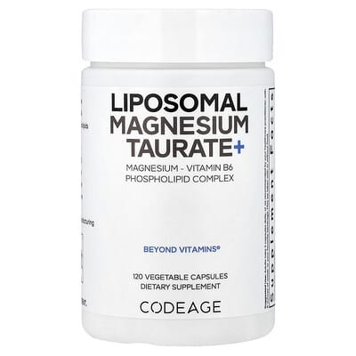 Liposomal Magnesium Taurate+, 120 Vegetable Capsules
