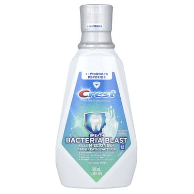 Crest Multi-Care отбеливающий ополаскиватель для рта, Icy Cool Mint, 32 fl oz (946 ml)
