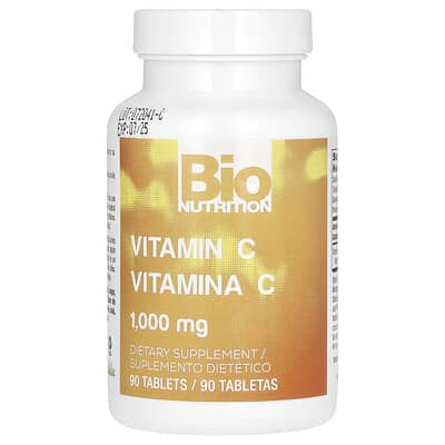 Витамин C, 90 таблеток (1,000 mg на таблетку)