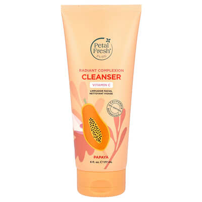 Очищающее средство Petal Fresh Pure, Radiant Complexion, Papaya, 6 fl oz (177 ml)