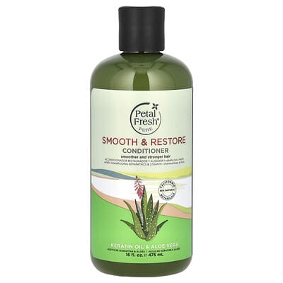 Кондиционер Petal Fresh Pure, Smooth & Restore, Keratin Oil & Aloe Vera, 16 fl oz (475 ml)