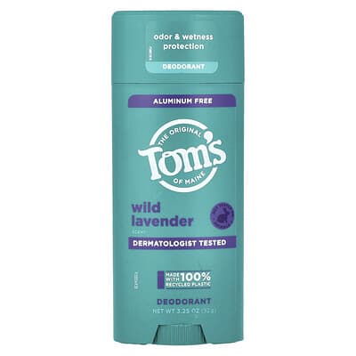 Дезодорант без алюминия, Wild Lavender, 3.25 oz (92 g)