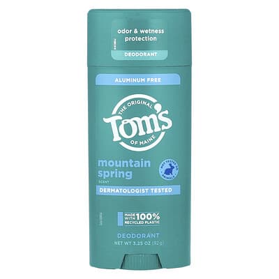 Дезодорант без алюминия Tom's of Maine, Mountain Spring, 3.25 oz (92 g)