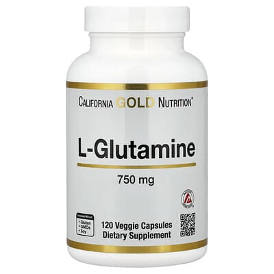 L-Glutamine, AjiPure®, 750 mg, 120 Veggie Capsules
