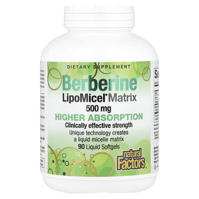 Berberine LipoMicel Matrix, 90 Liquid Softgels