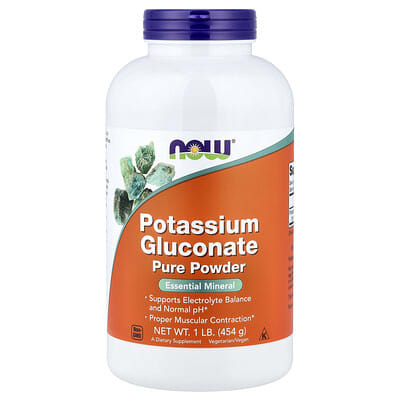 Potassium Gluconate Pure Powder, 1 lb (454 g)