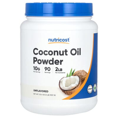 Coconut Oil Powder, Unflavored, 32.4 oz (907 g)