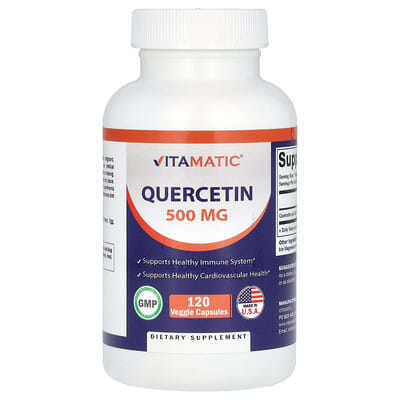 Quercetin, 500 mg, 120 Veggie Capsules