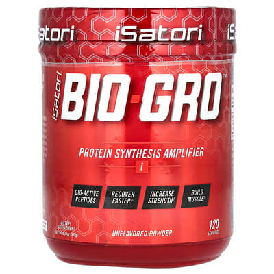 Bio-Gro усилитель синтеза белка, без вкуса, 6.35 oz (180 g)