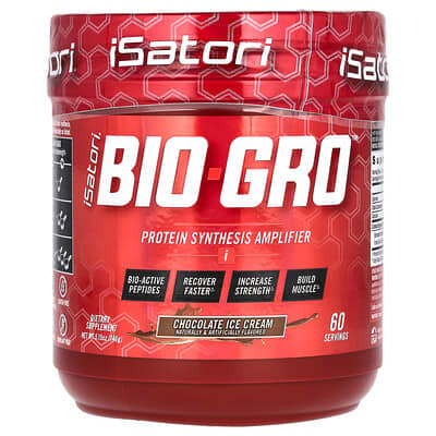 Bio-Gro™, Protein Synthesis Amplifier, Chocolate Ice Cream, 5.15 oz (146 g)