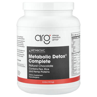 Metabolic Detox® Complete, Natural Chocolate, 2.2 lb (1,014 g)