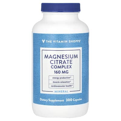 Magnesium Citrate Complex, 160 mg, 300 Capsules
