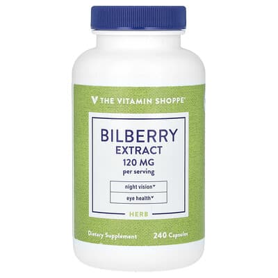 Экстракт черники The Vitamin Shoppe, 240 капсул