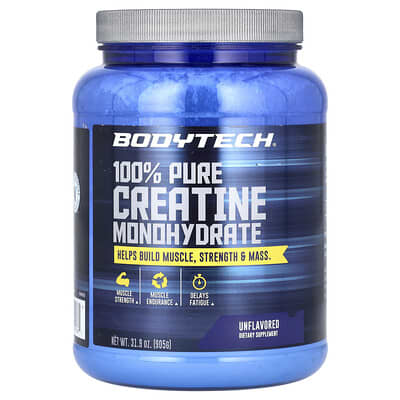 100% Pure Creatine Monohydrate, Unflavored, 31.9 oz (905 g)