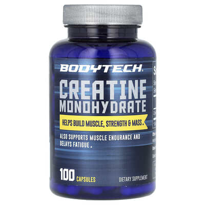 Creatine Monohydrate, 100 капсул (750 mg на капсулу)
