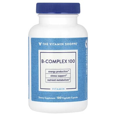B-Complex 100, 100 вегетарианских капсул