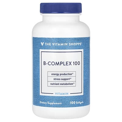 The Vitamin Shoppe B-Complex 100, 100 мягких капсул