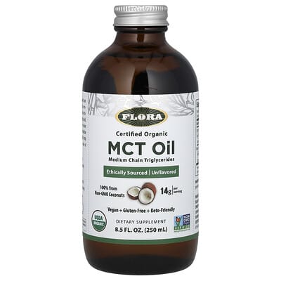 Органическое MCT масло, 250 ml
