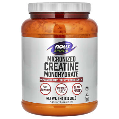 Микронизированный моногидрат креатина Sports, 2.2 lbs (1 kg)