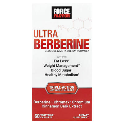 Ultra Berberine™, Glucose & Metabolism Formula, 60 Vegetable Capsules добавка для метаболизма