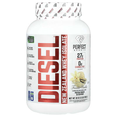 Diesel®, New Zealand Whey Isolate, French Vanilla, 2 lb (908 g)