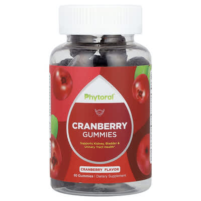 Желейные конфеты Cranberry Gummies, 60 шт. (250 mg per Gummy)