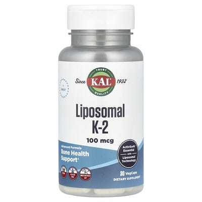Липосомальный K-2, 100 mcg, 30 VegCaps