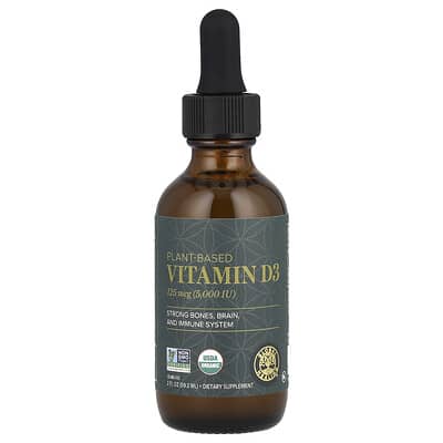 Plant-Based Vitamin D3, 2 fl oz (59.2 ml)